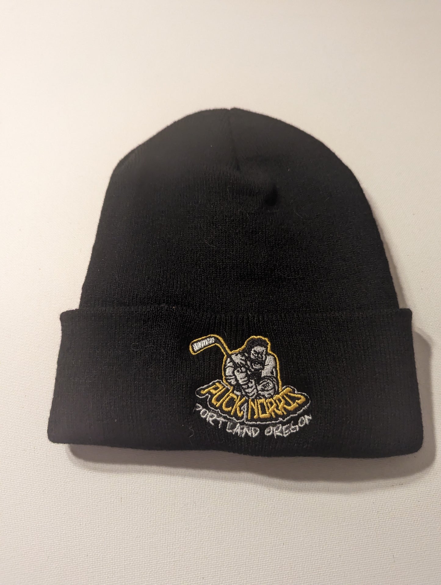 Puck Norris Black Beanie